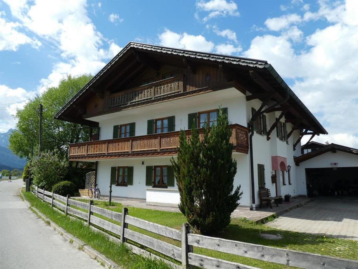 Gaestehaus Bergblick Wallgau Esterno foto