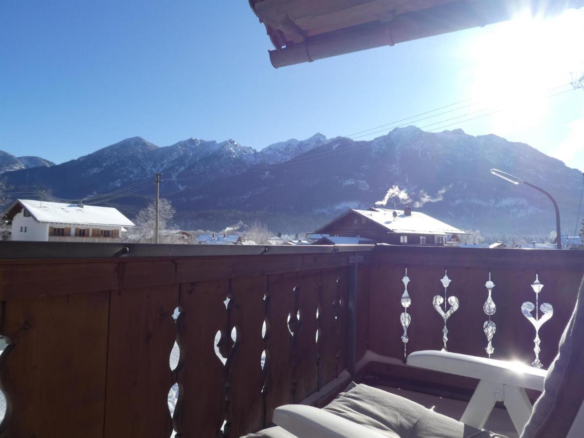 Gaestehaus Bergblick Wallgau Esterno foto