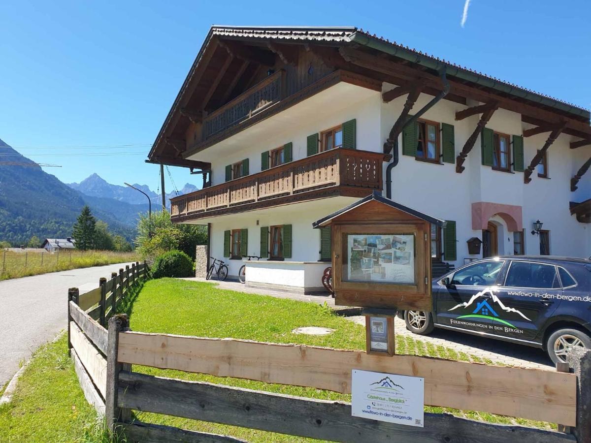 Gaestehaus Bergblick Wallgau Esterno foto